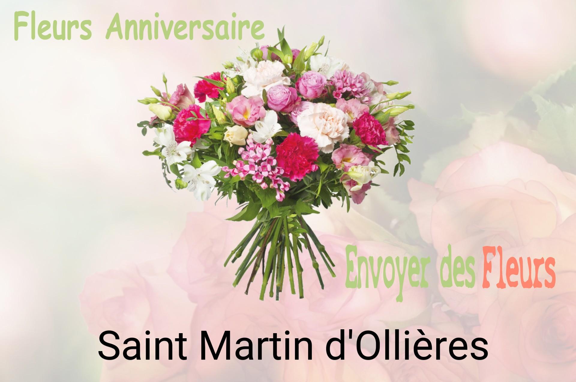 Bouquet de fleurs d’anniversaire livré à Saint-Martin-d'Ollières