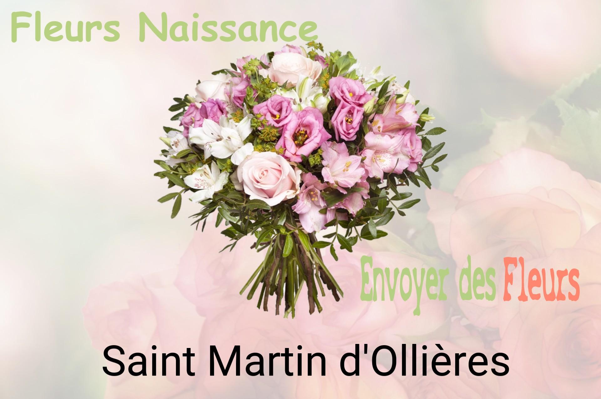 Bouquet de fleurs de naissance livré à Saint-Martin-d'Ollières